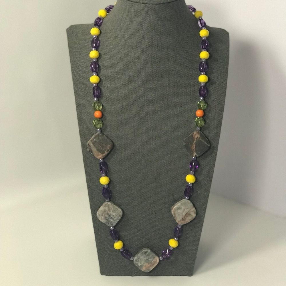 3/$25 ** Beads n Stones long string necklace NWOT